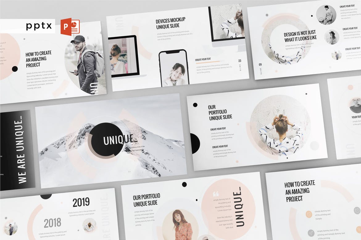 unique presentation templates