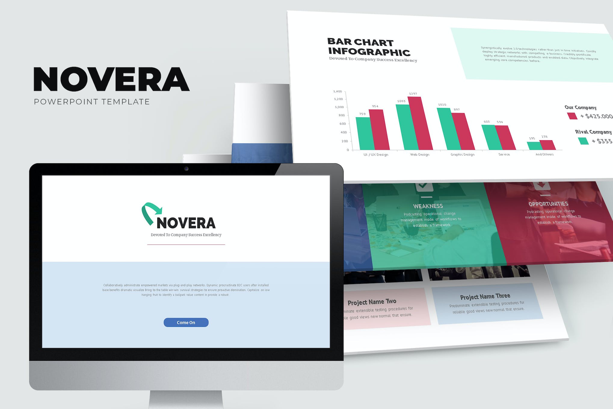 Novera Corporate Business Brochure PowerPoint