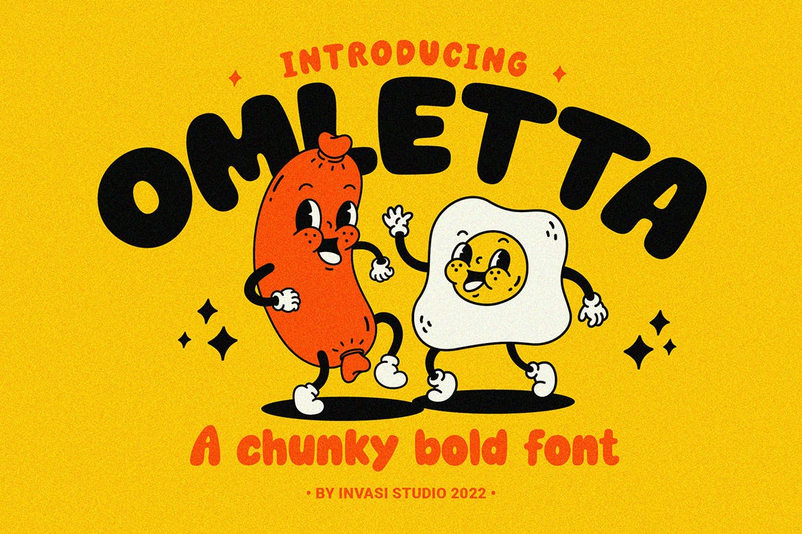 Omletta - Chunky Bold Font
