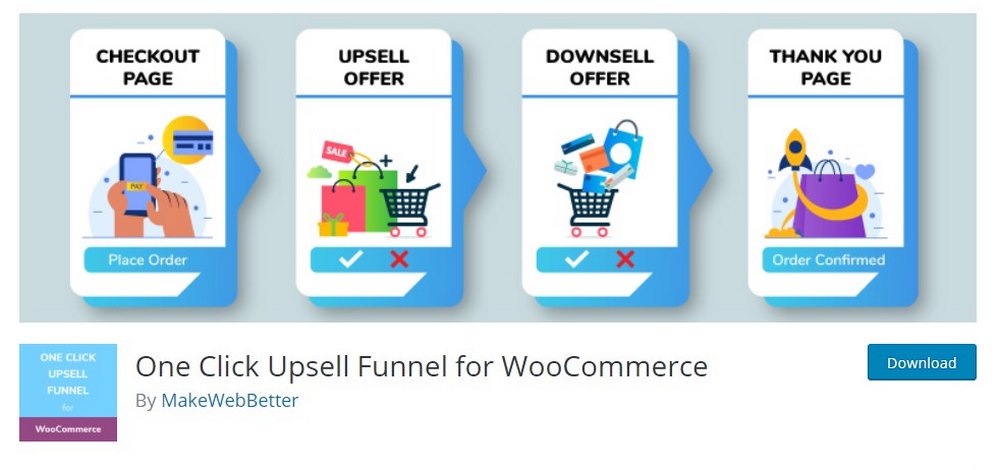 one click upsell funnel