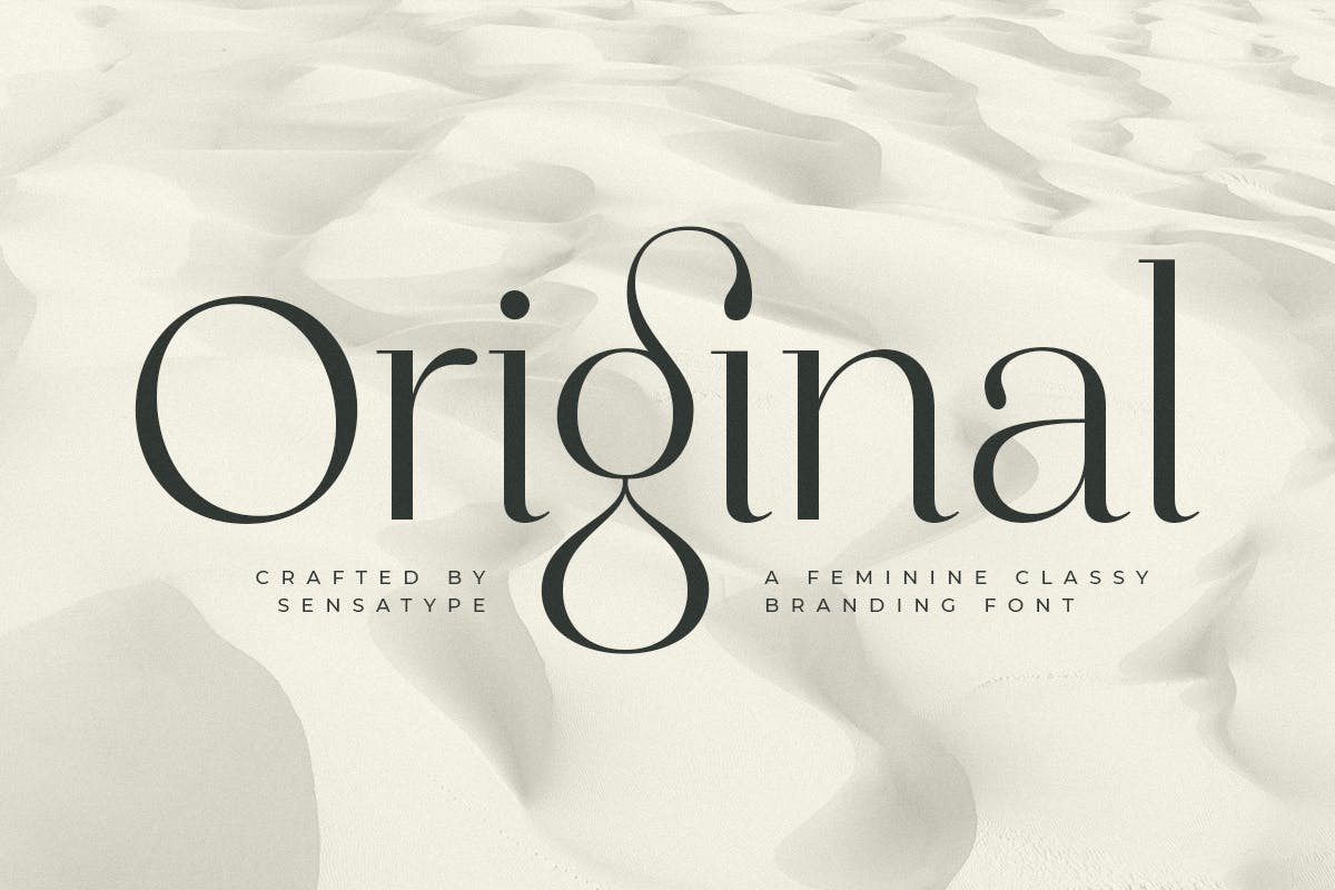 Original Classy Branding Font