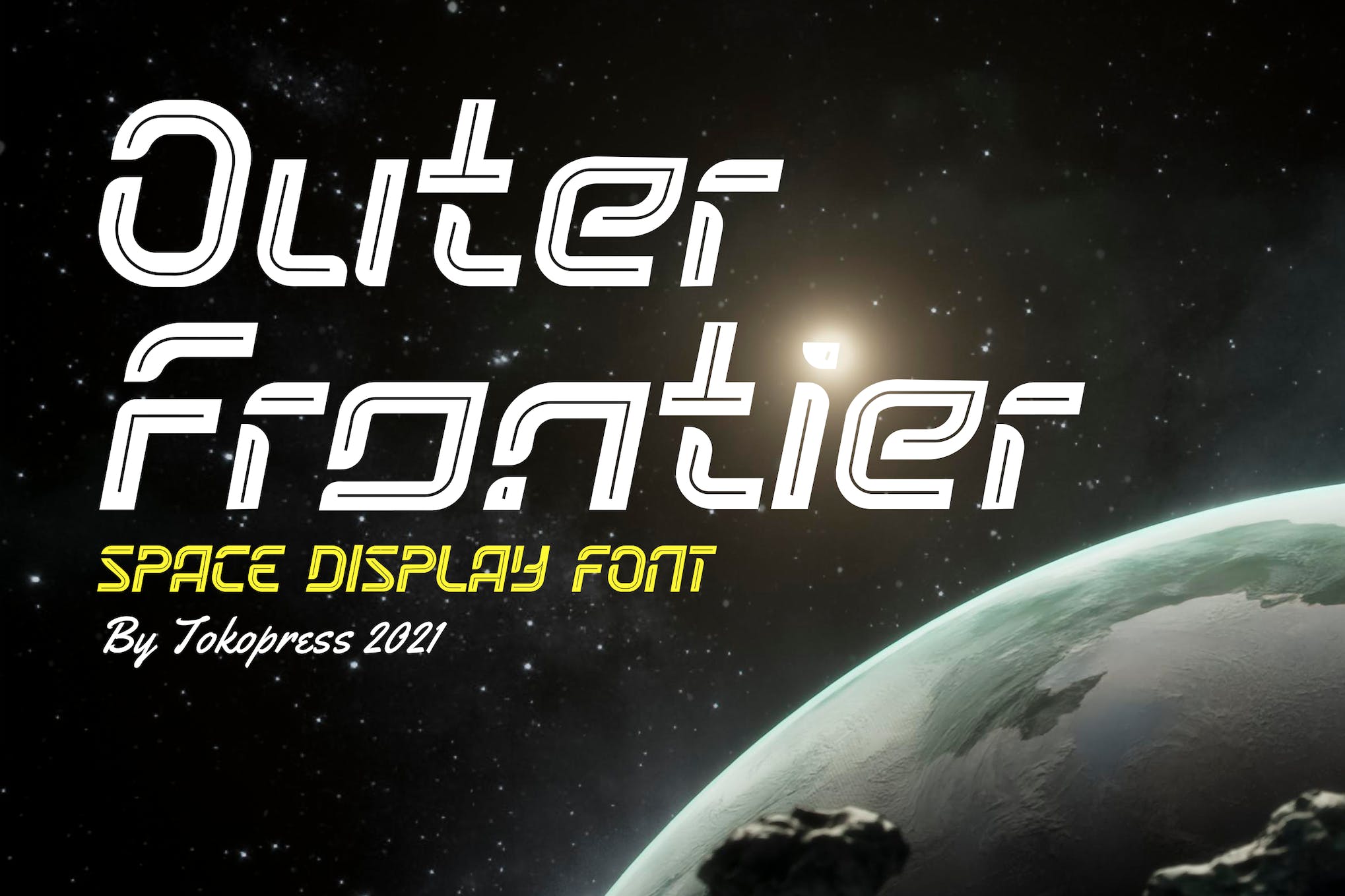 Outer Frontier Space Font