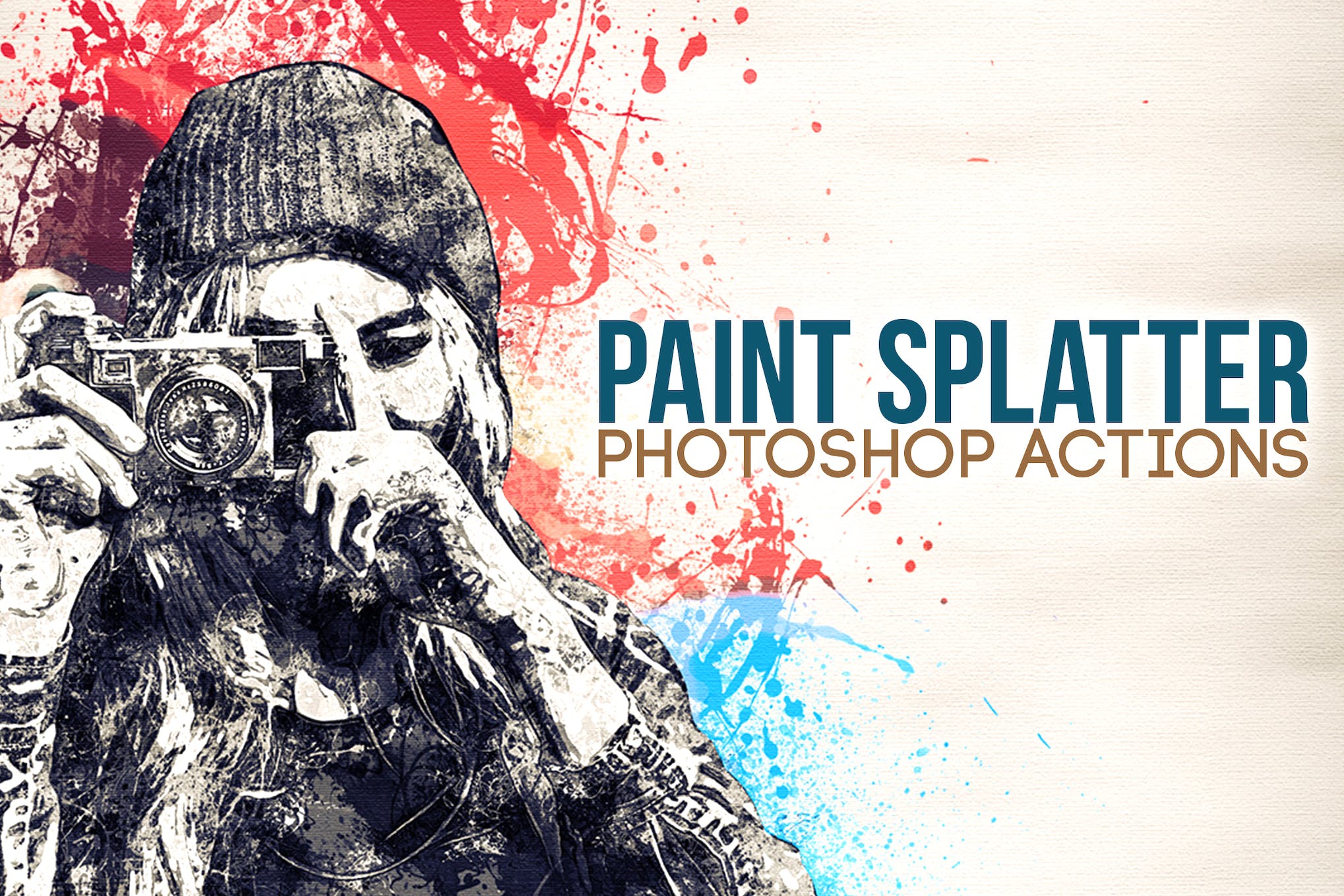 Paint Splatter Photoshop Actions