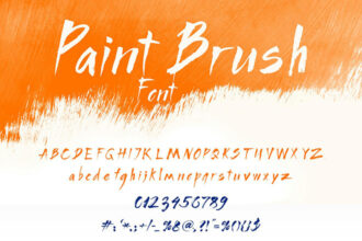 20+ Paintbrush Fonts & Hand Painted Typefaces