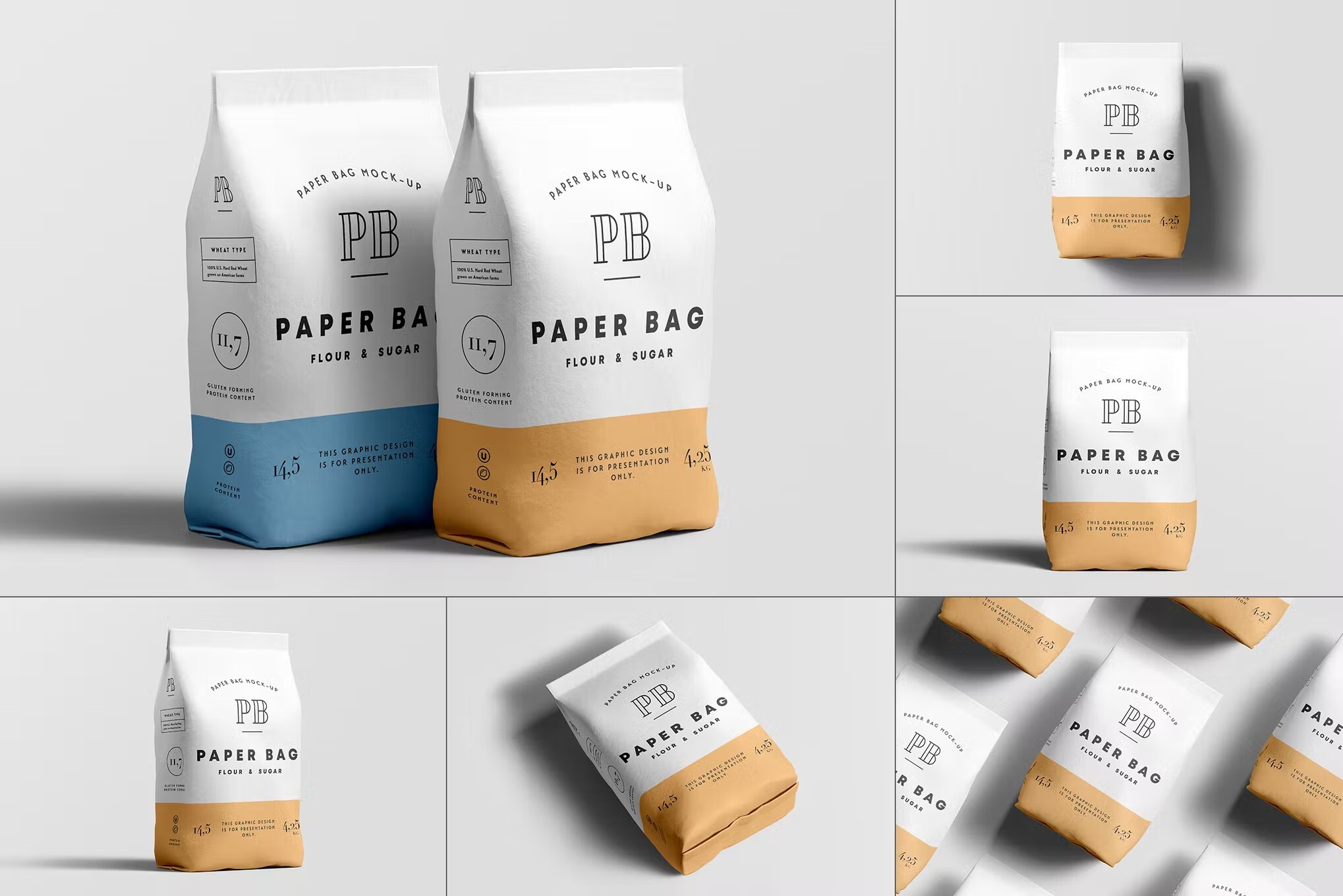 paper bag mockups