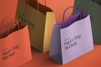 20+ Paper Bag Mockups (+ Paper Bag Templates)