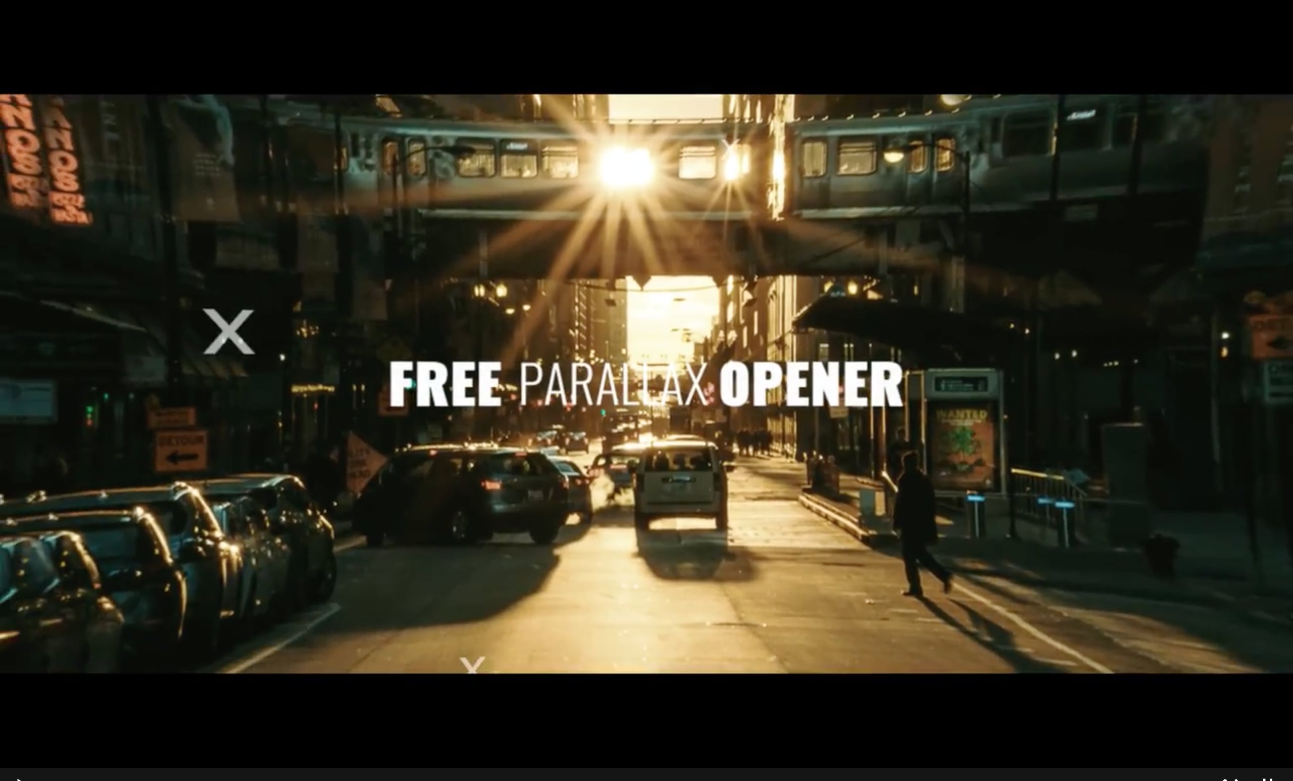 Free Parallax After Effects Template