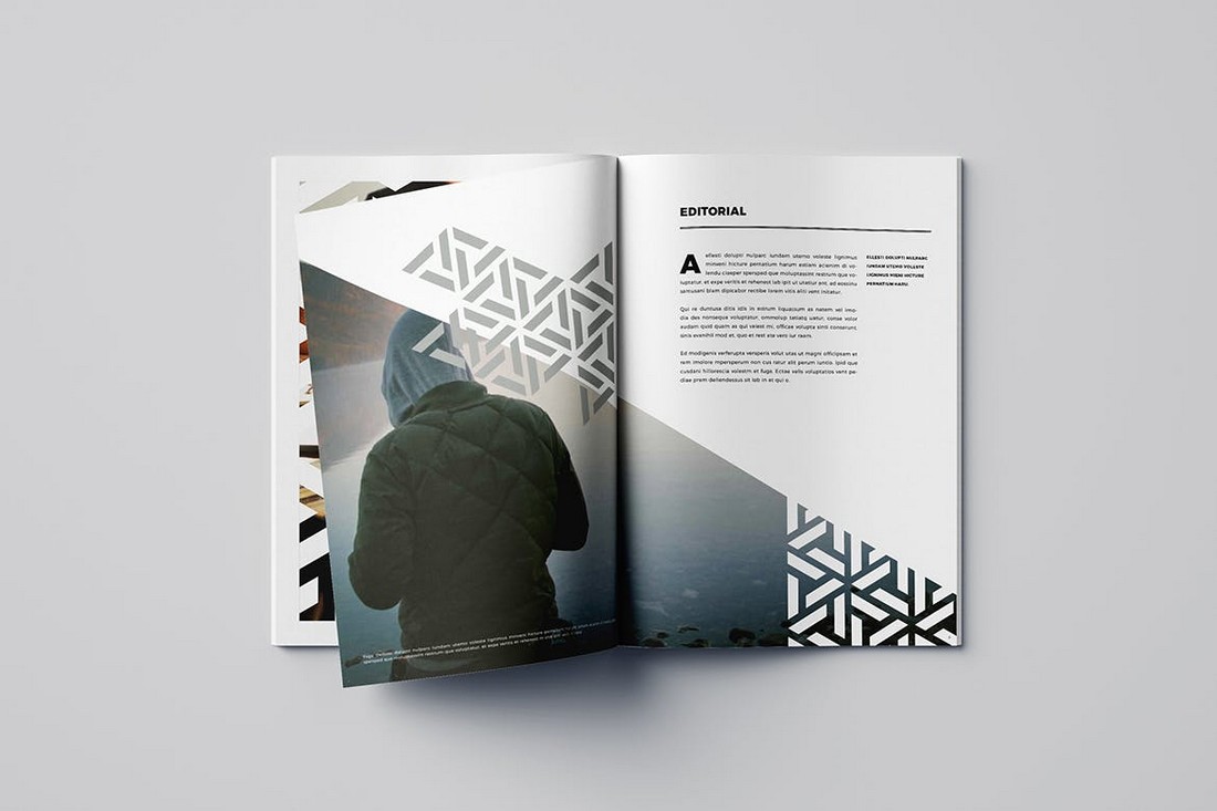 pattern brochure template