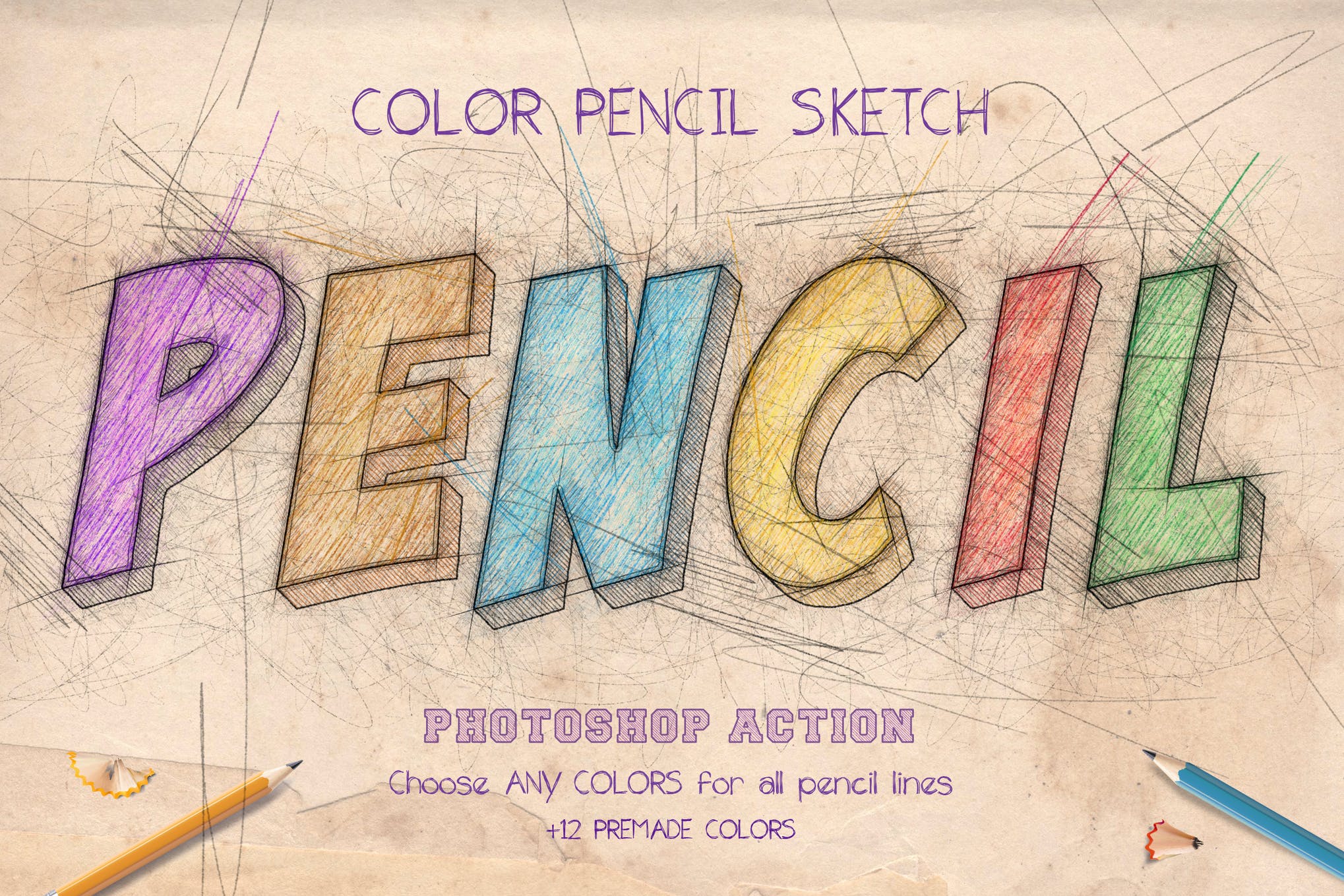 pencil sketch photoshop action