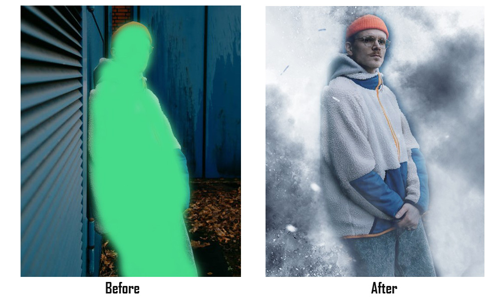 photoshop action before after