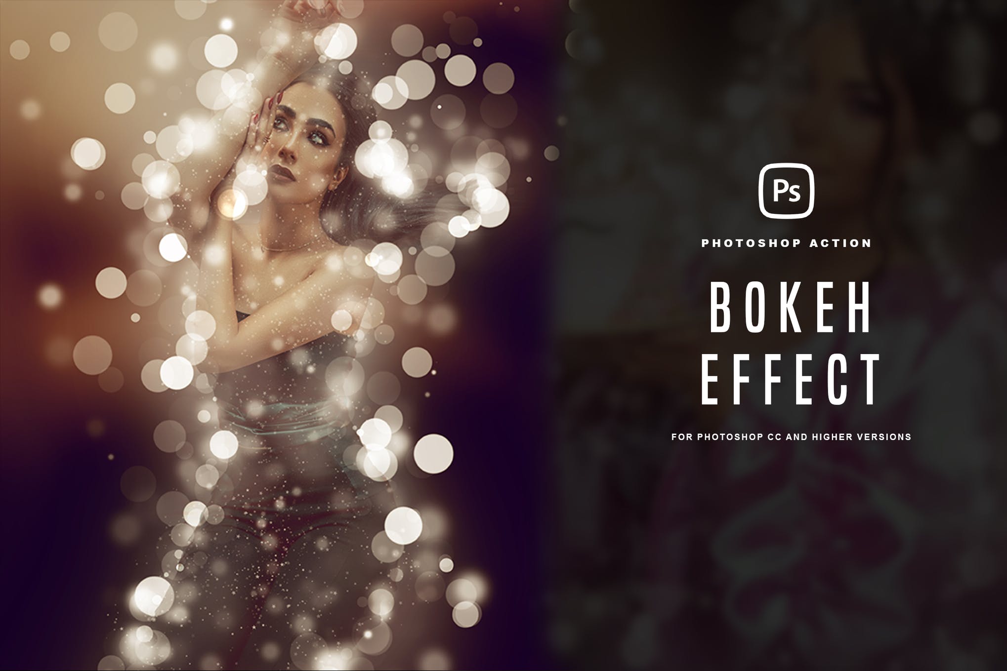 photoshop bokeh effect