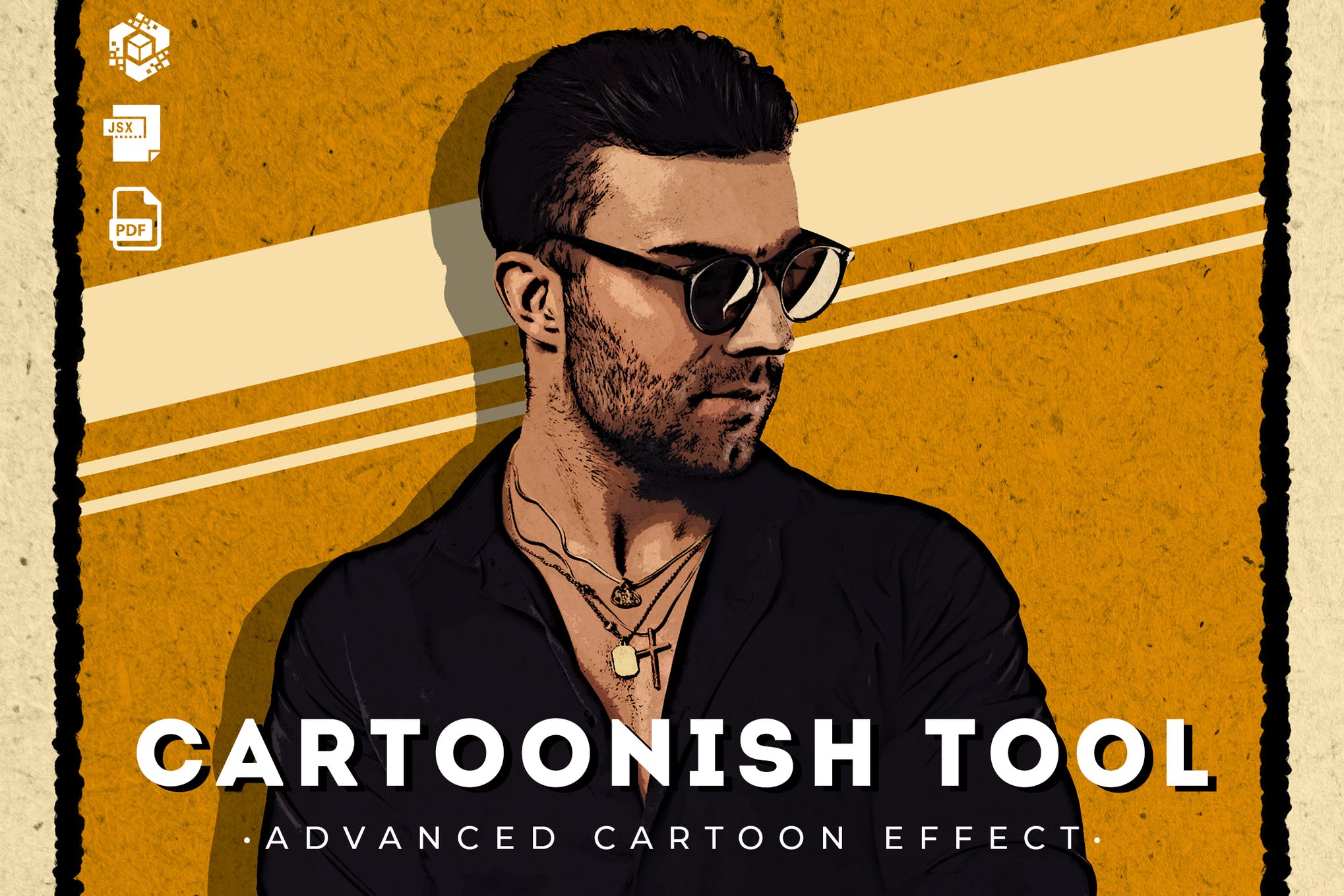 photoshop cartoon action