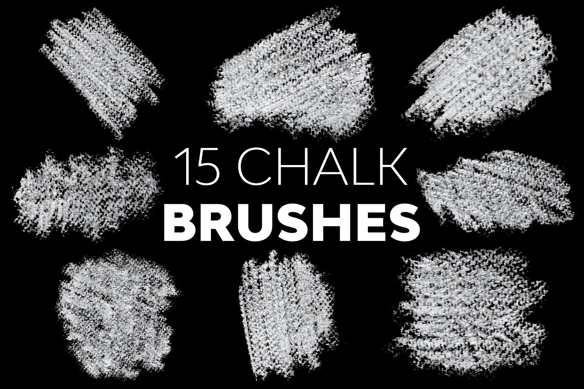 photoshop chalk brushes