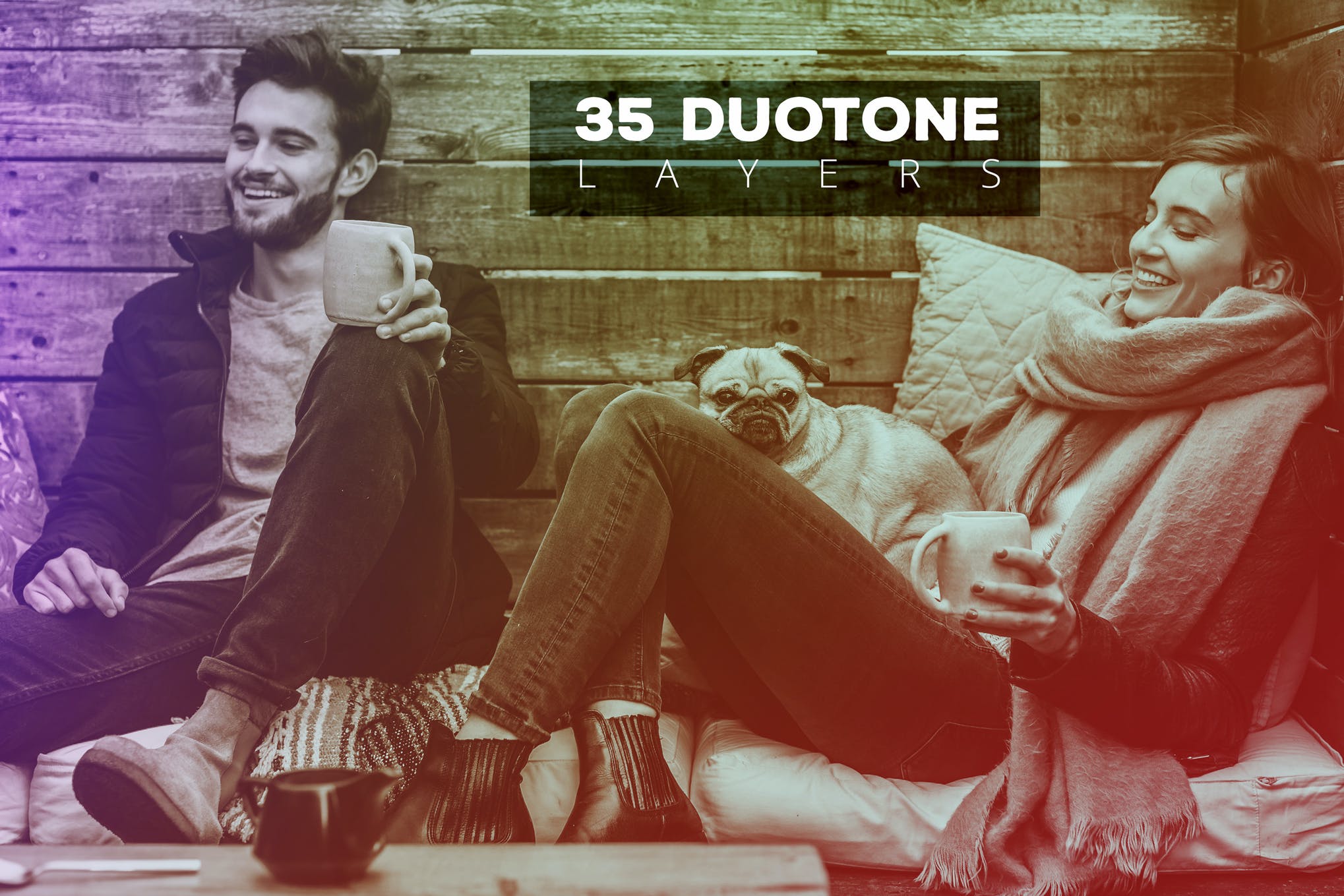 photoshop duotone effect