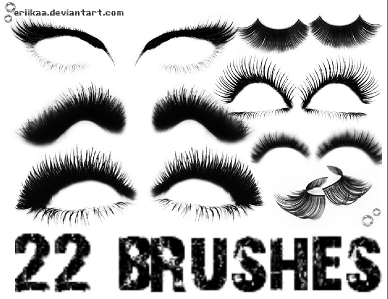 Eyes Free Brushes  265 Free Downloads