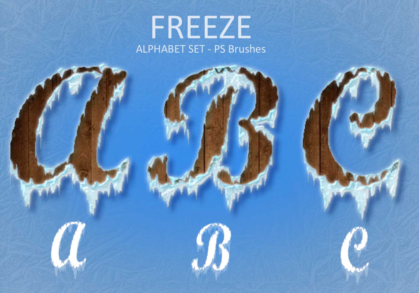 photoshop ice effect