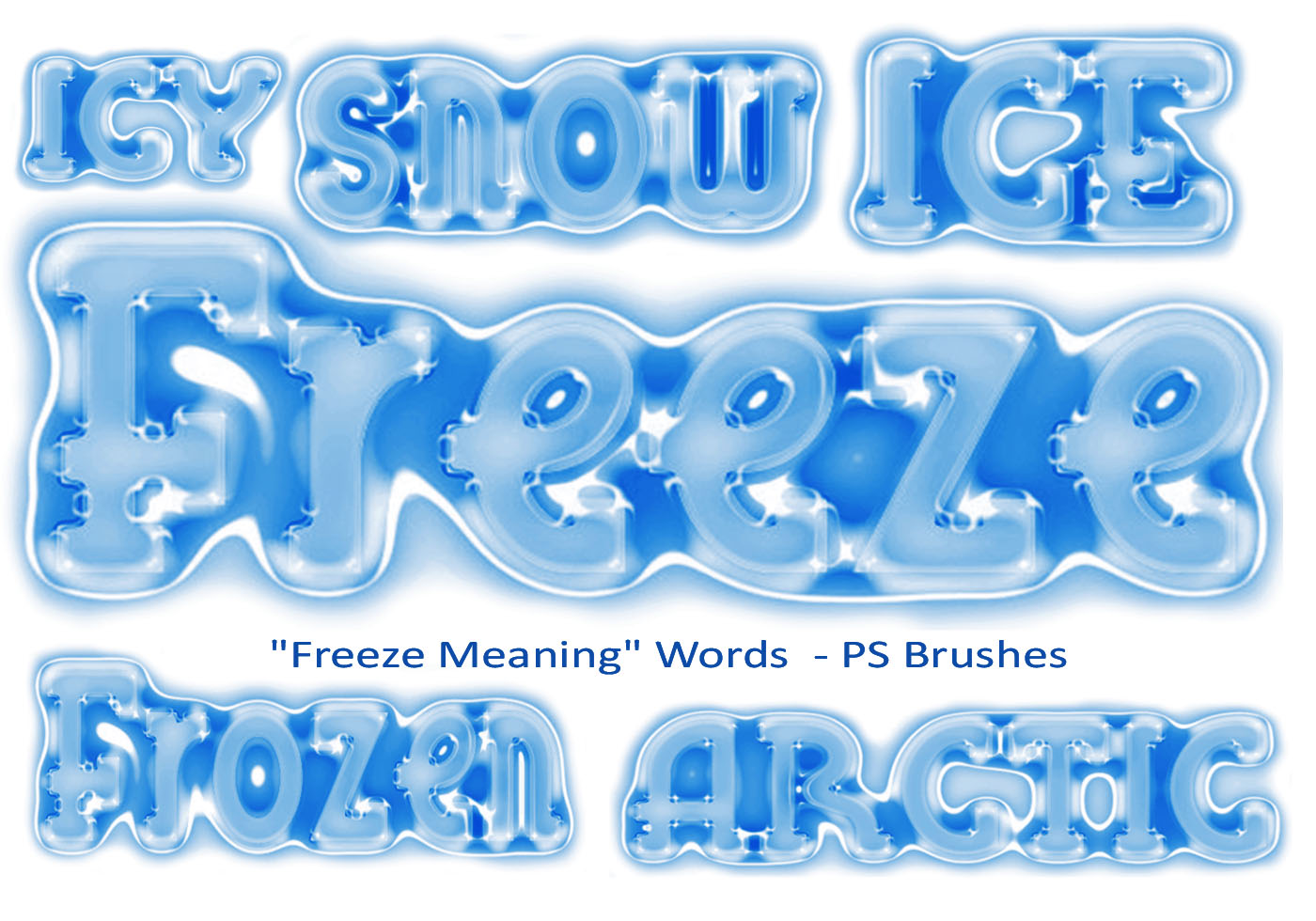 photoshop ice effect