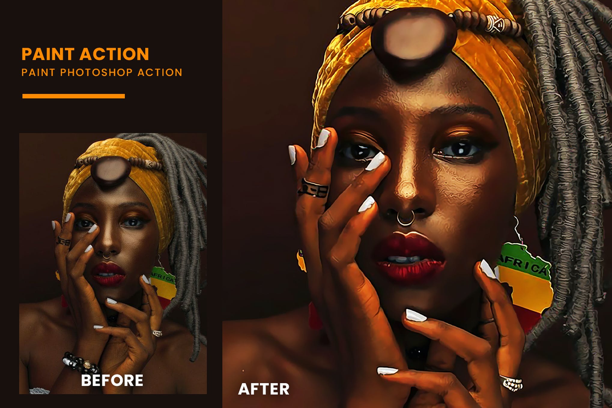 photoshop painting effect