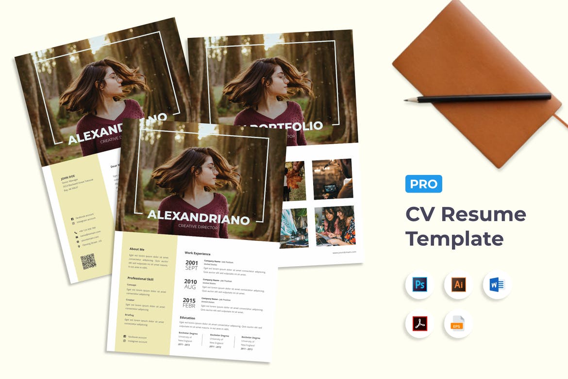 resume templates free download psd