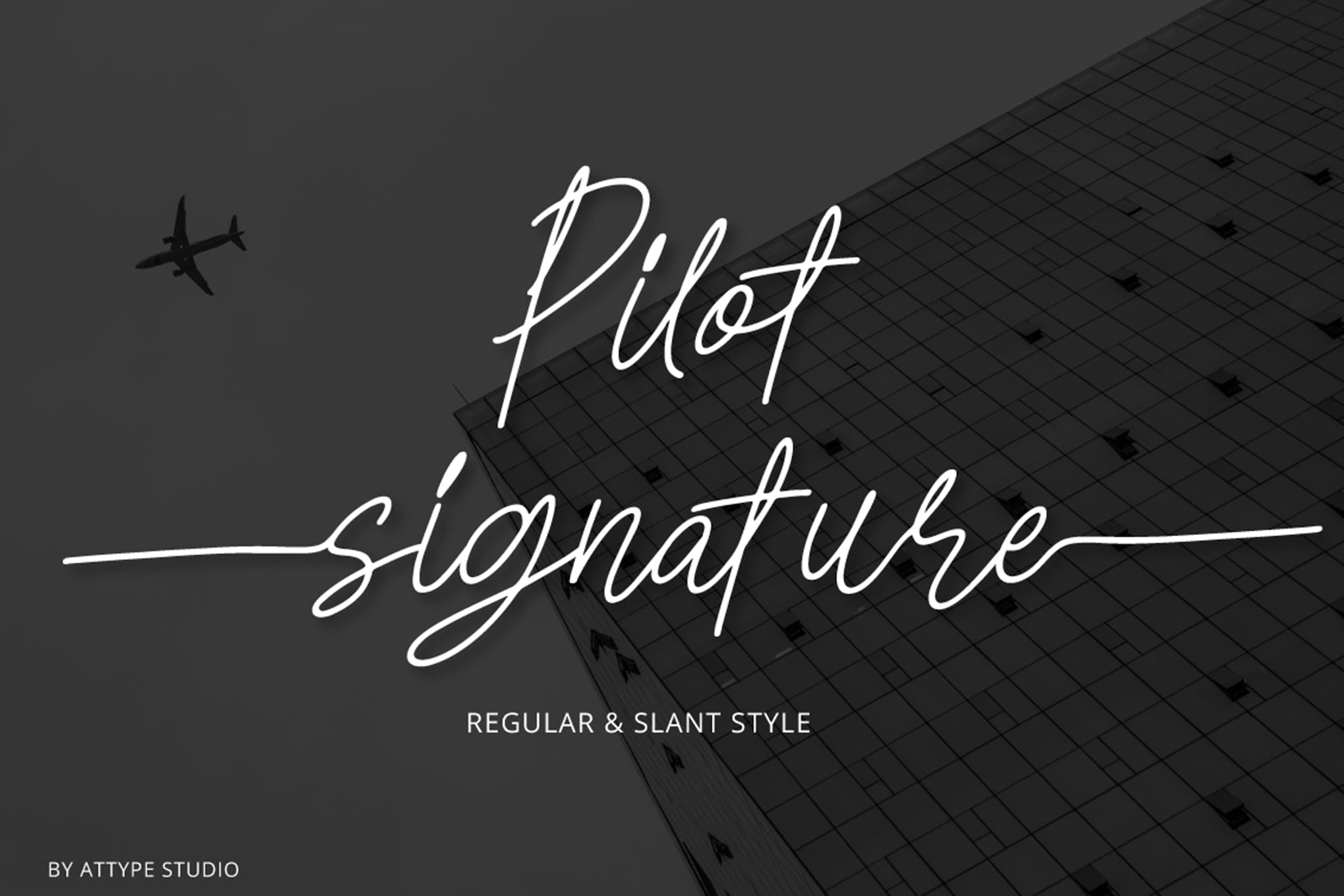 Pilot Sophisticated Font