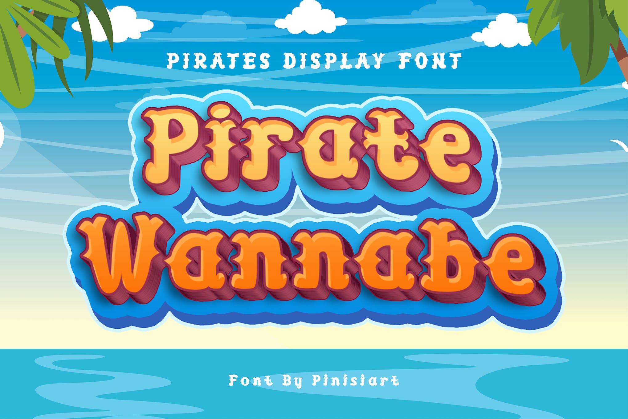 Pirate Wannabe Display Font