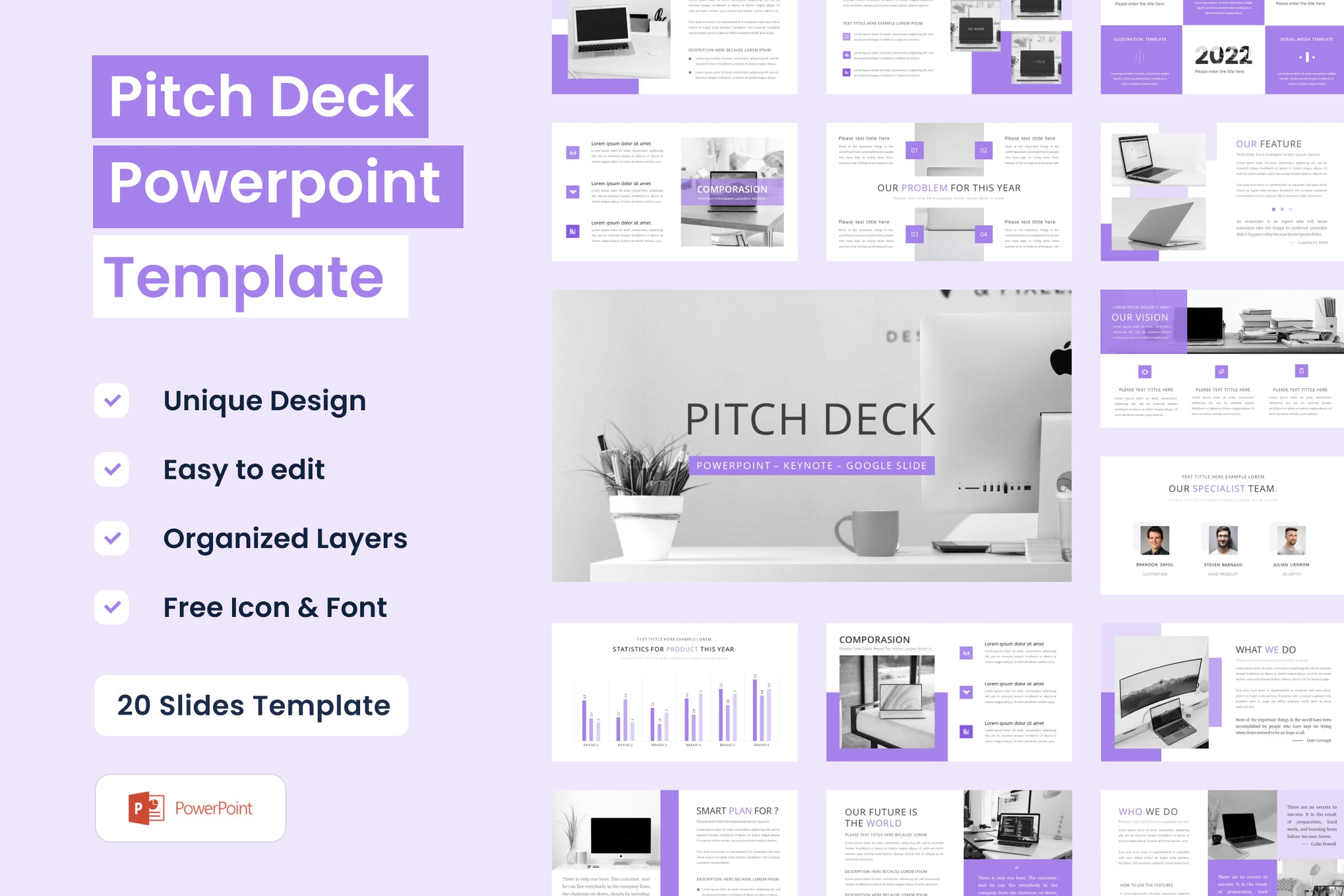 pitch deck powerpoint template