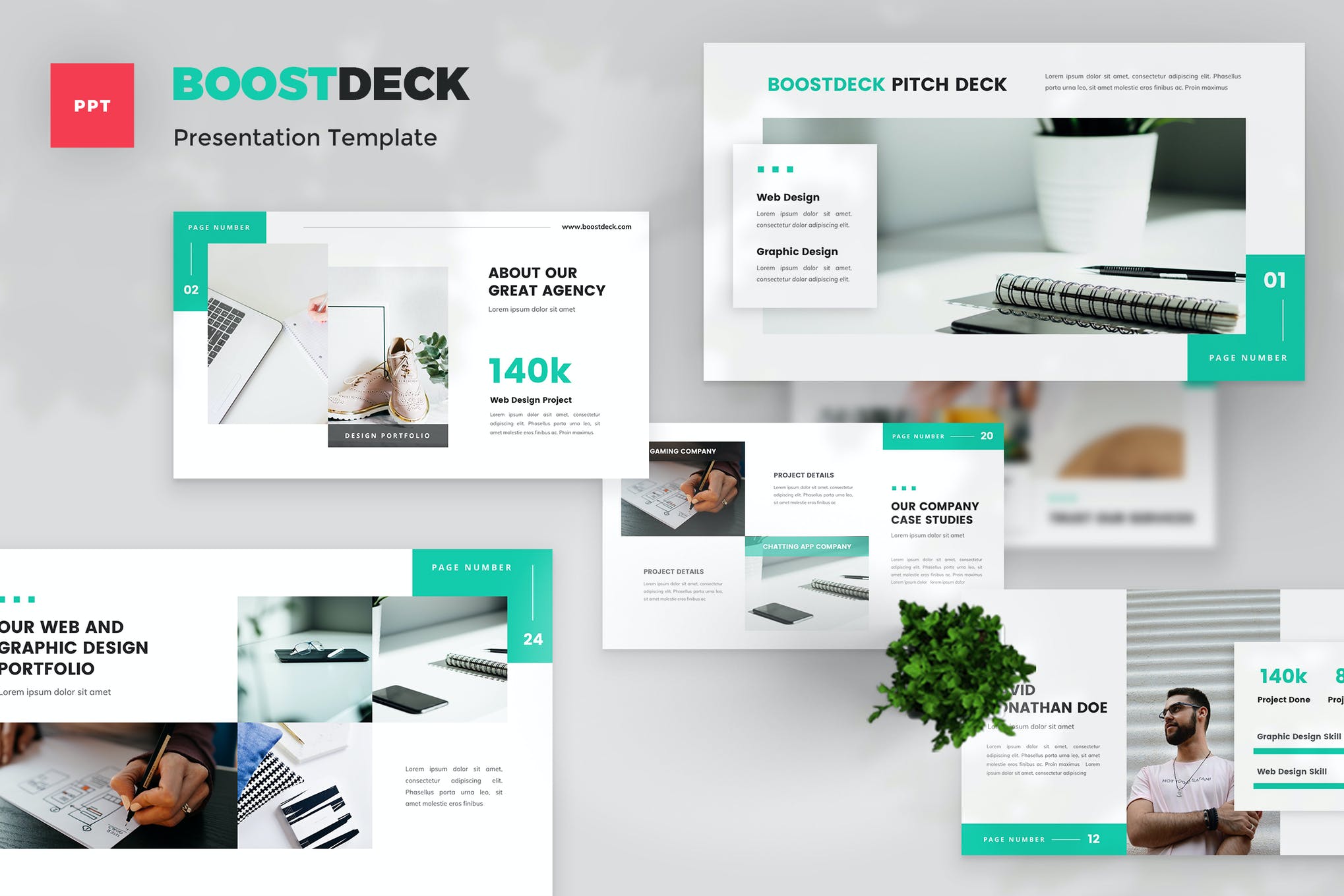 pitch deck powerpoint template