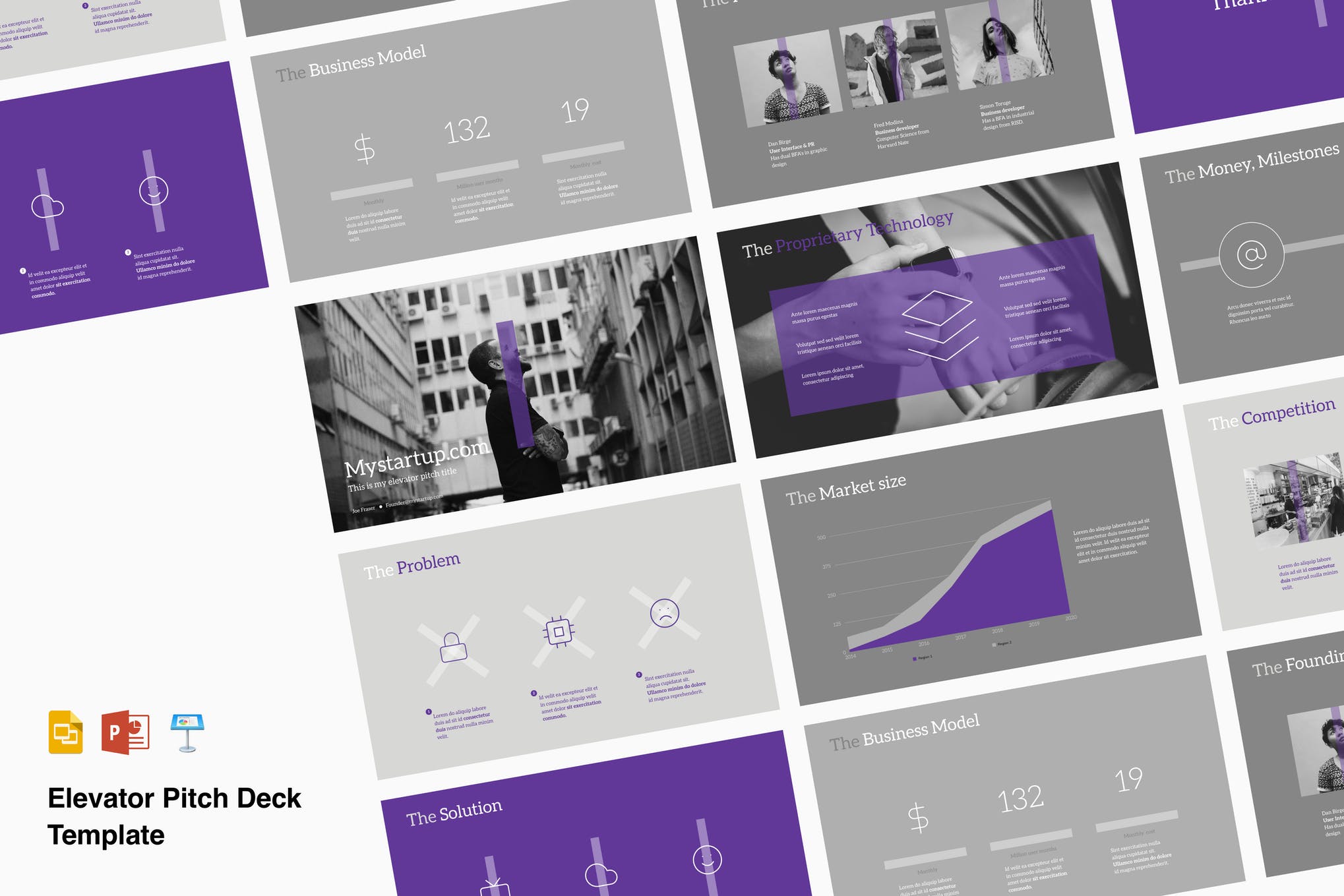 pitch deck template powerpoint