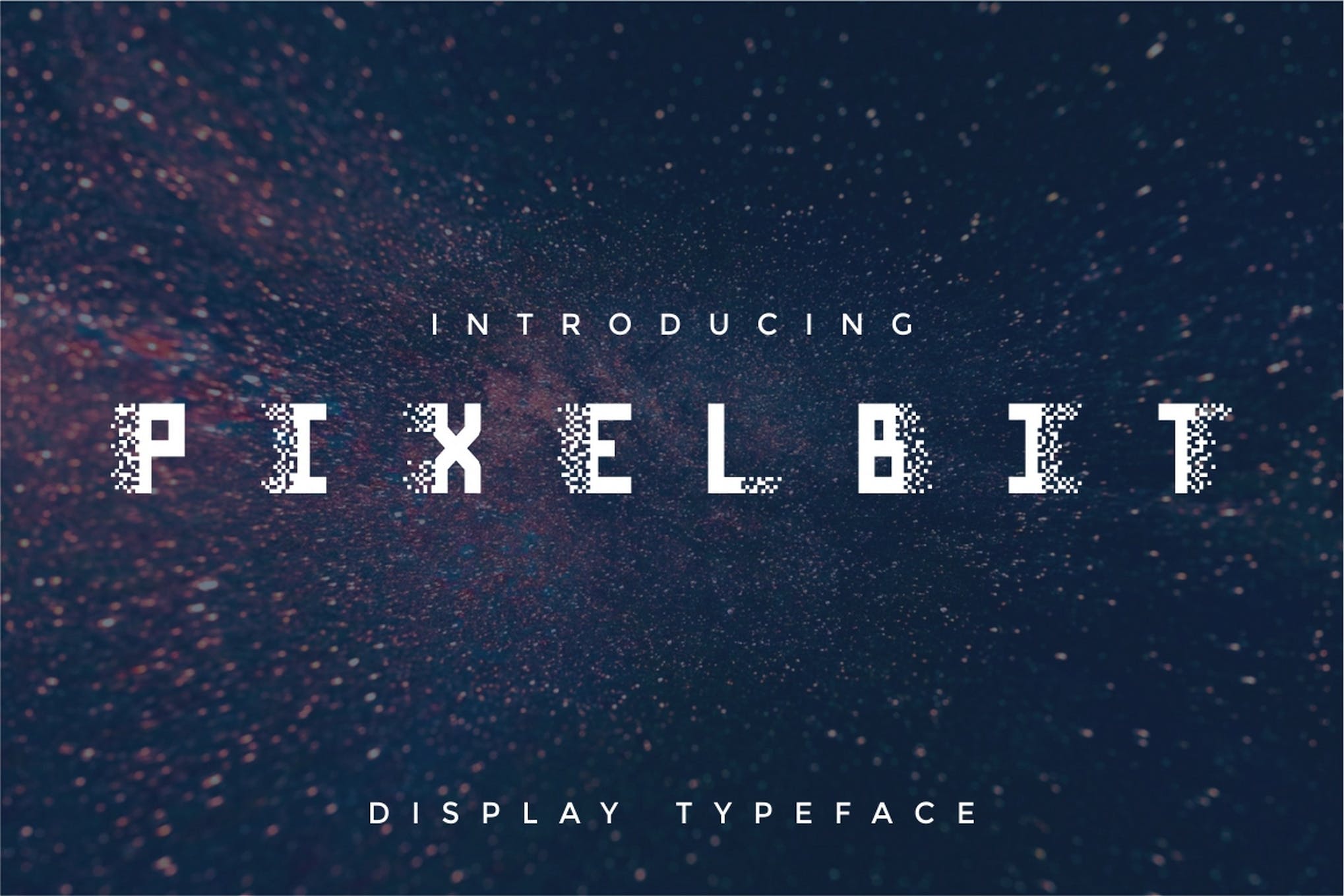 Pixel Bit Futuristic Display