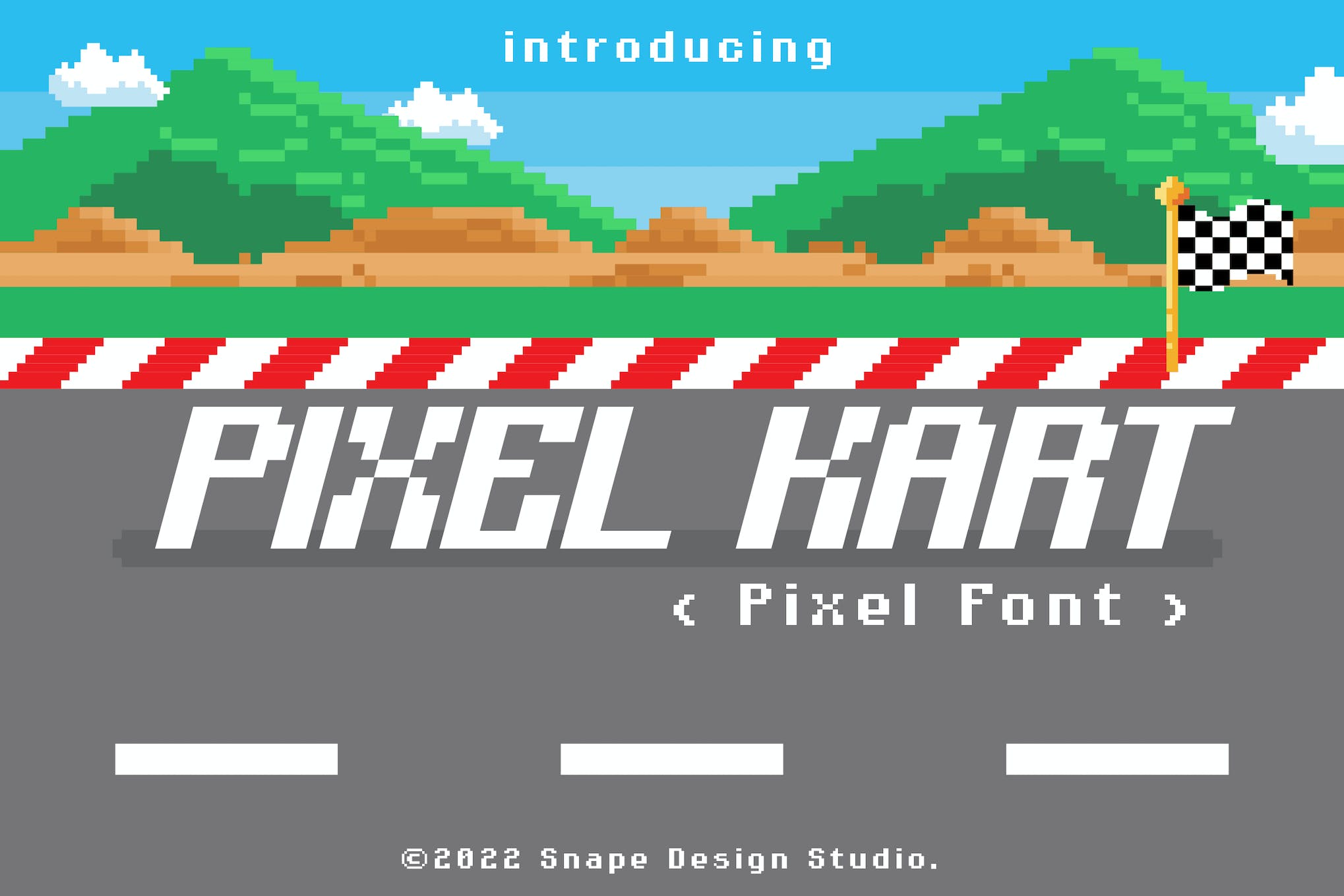 Pixel Kart Typeface