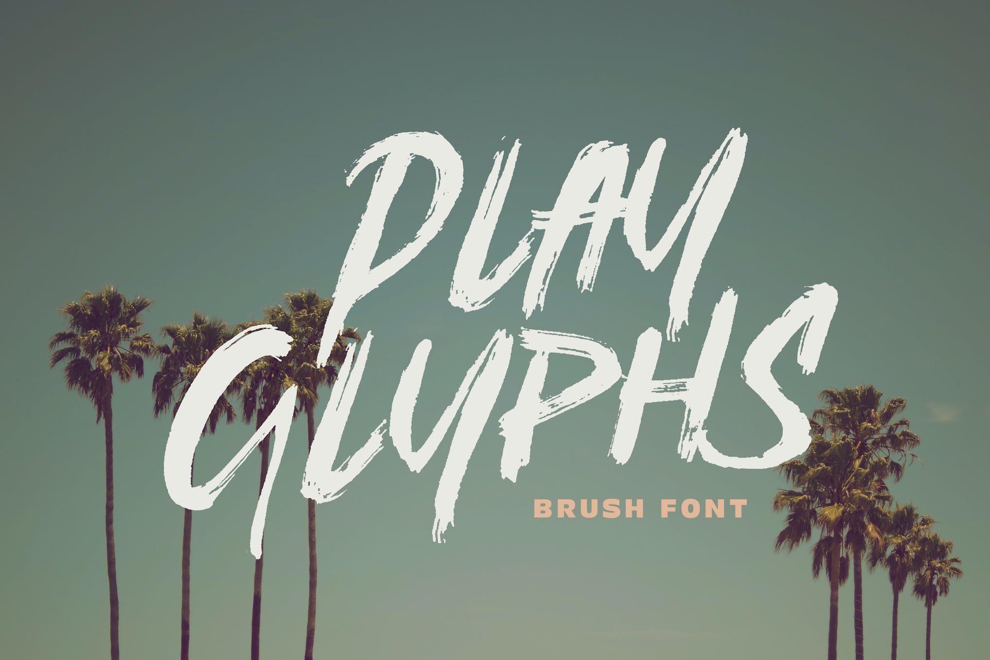 Play Glyphs - Modern Brush Font