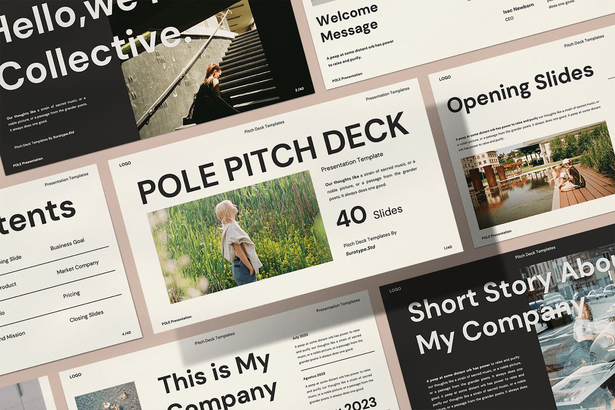 Pole Pitch Deck Keynote Template