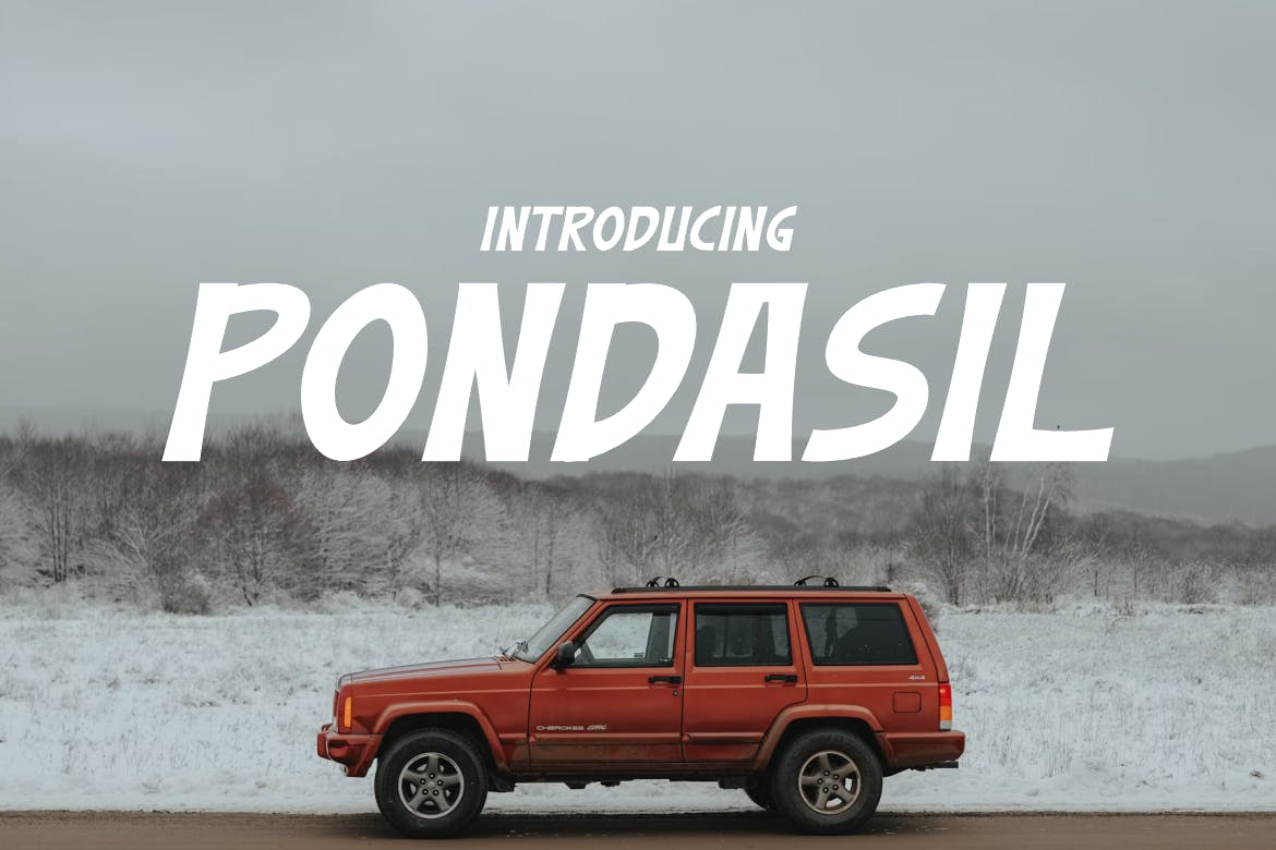 Pondasil - Bold Title Font