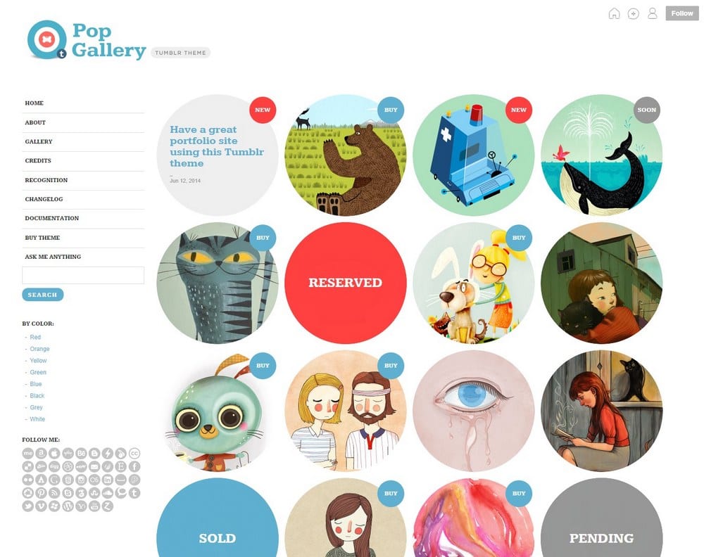 pop-gallery-tumblr-portfolio-theme