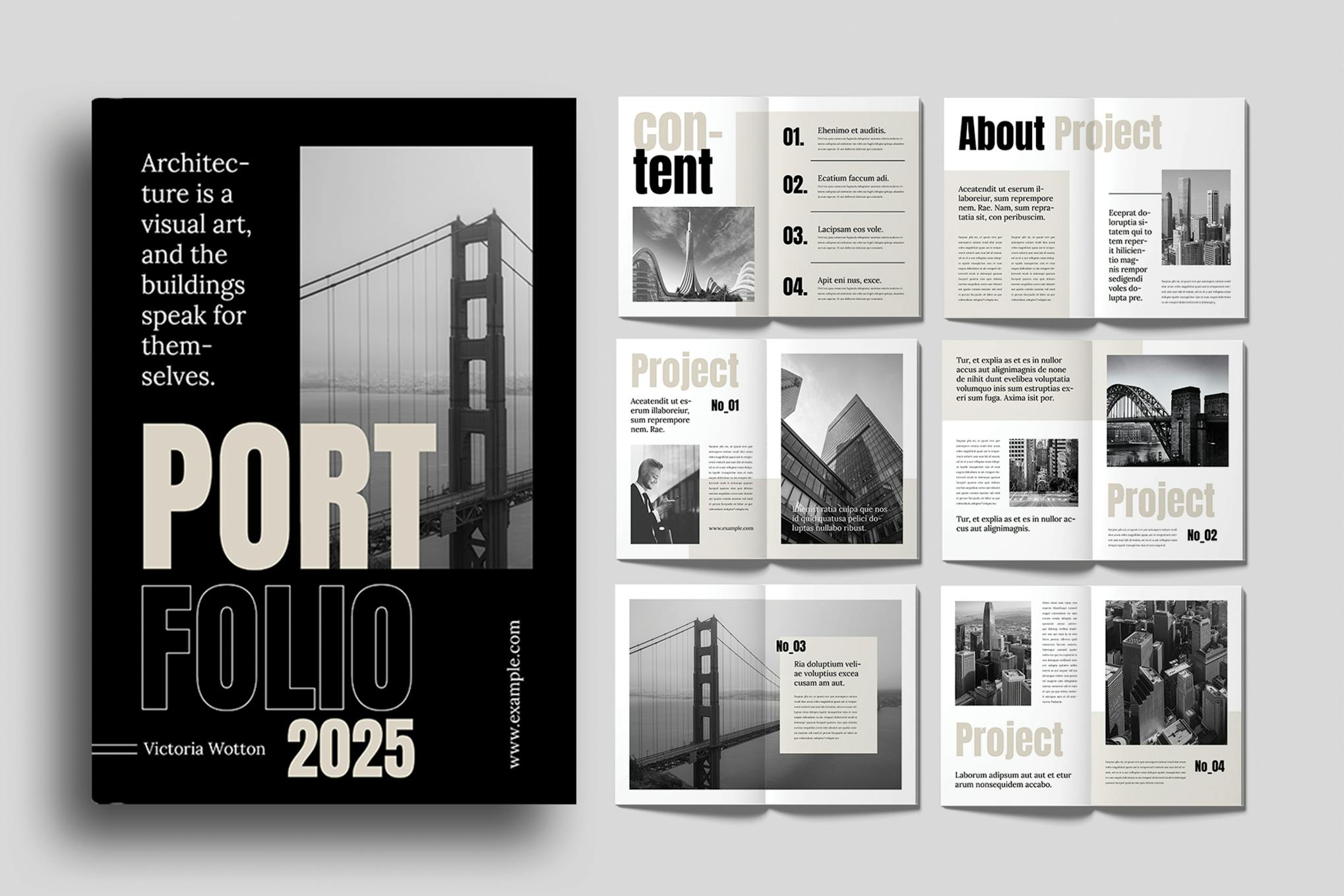 Portfolio Design InDesign Book Template