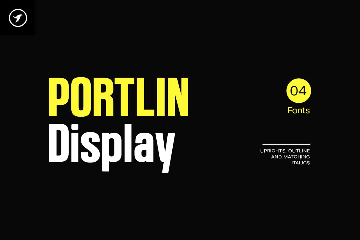 Portlin Modern Display Font