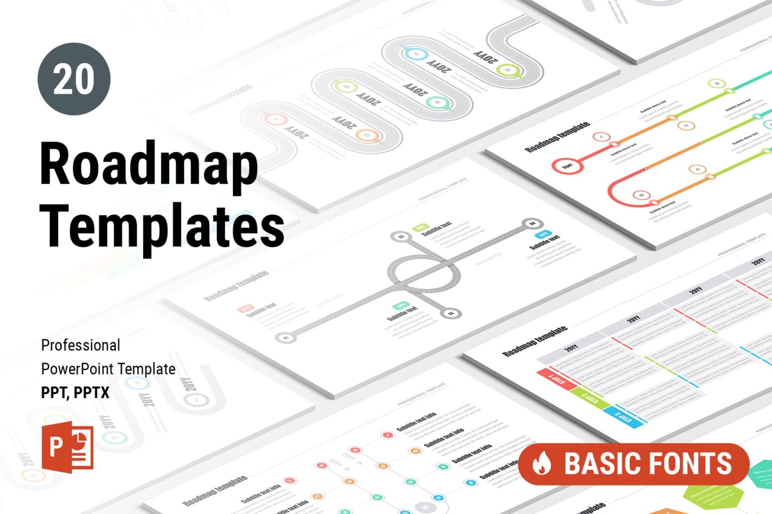 powerpoint roadmap template