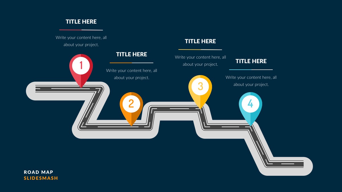 Powerpoint Roadmap Template Free