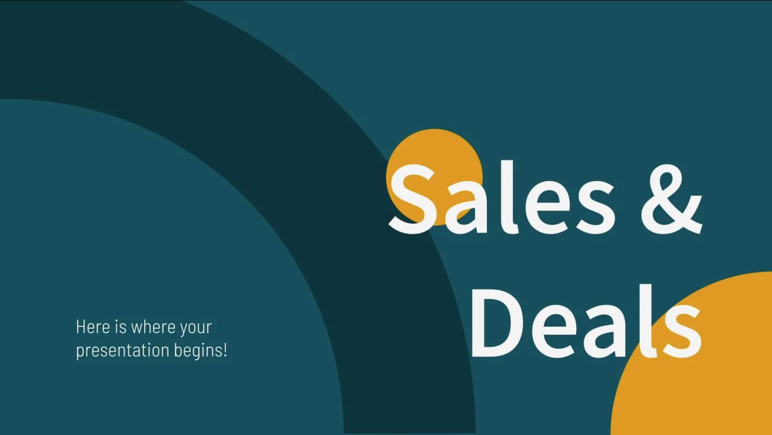 sales presentation powerpoint template free