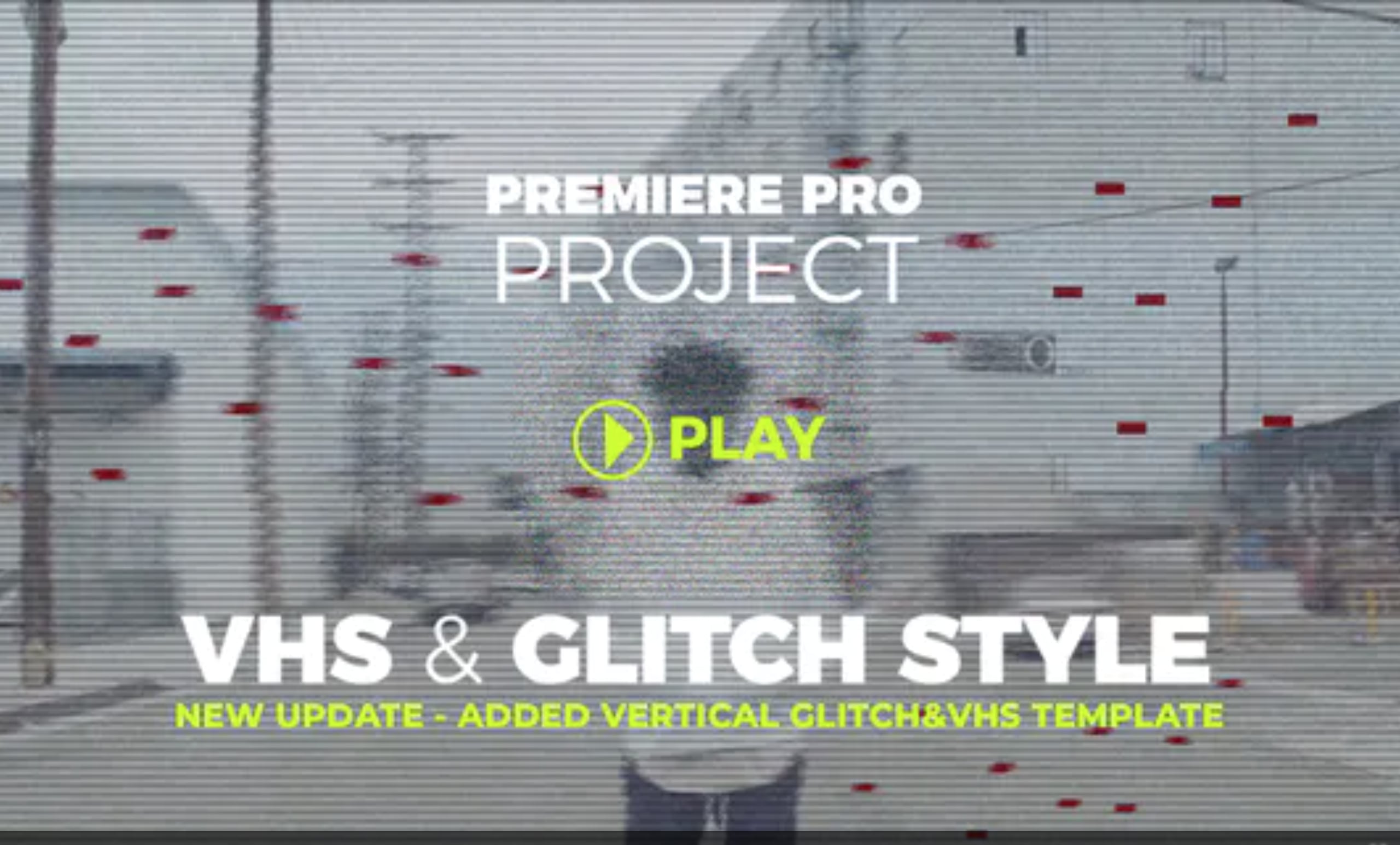 premiere pro glitch effect