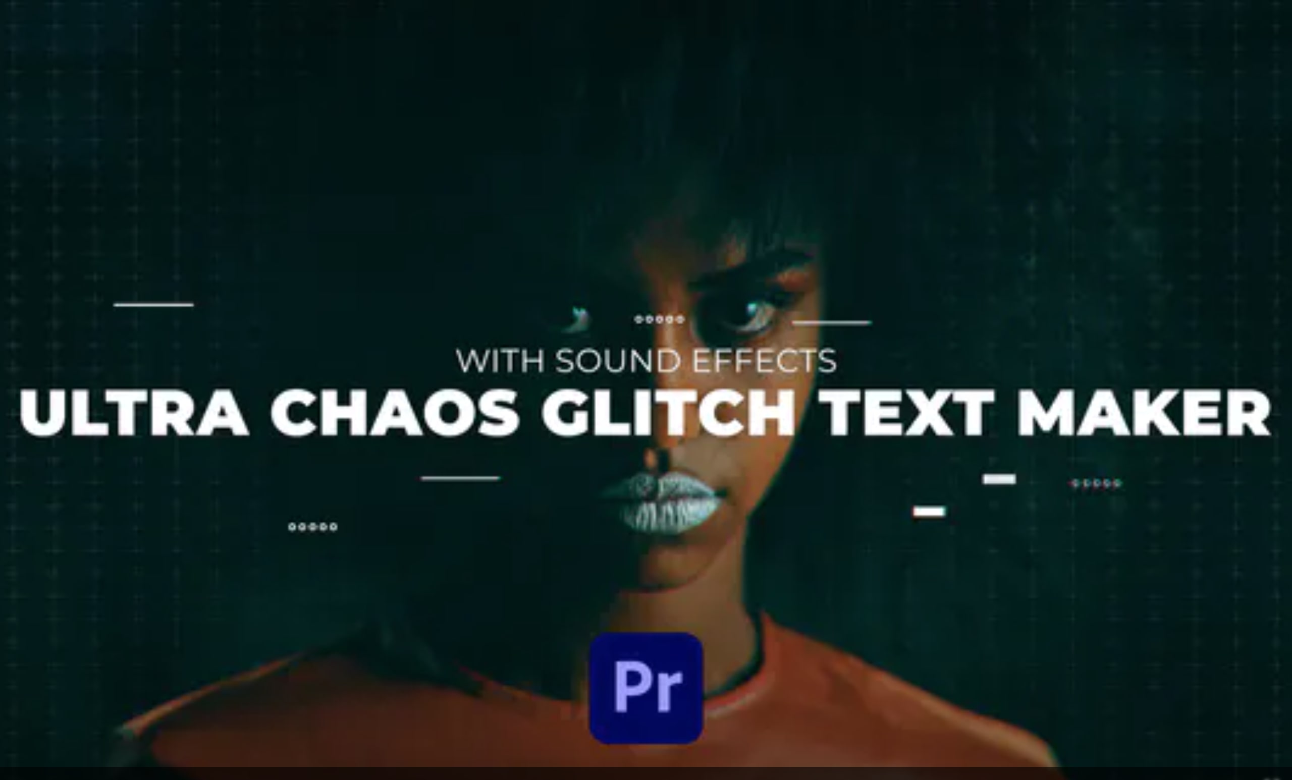 Glitch Text Presets - Premiere Pro Presets