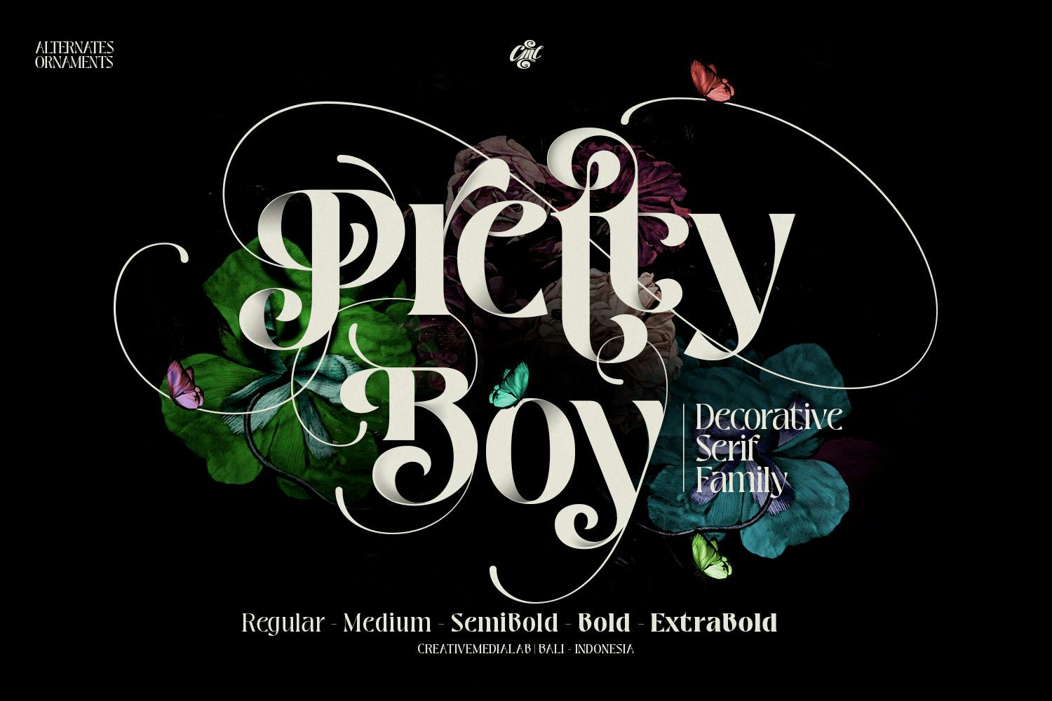 Pretty Boy Decorative Serif