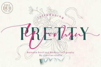 25+ Best Pretty Fonts for Charming and Delicate Typography