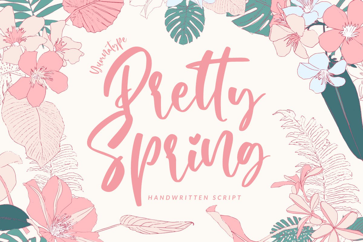 Pretty Spring Typeface