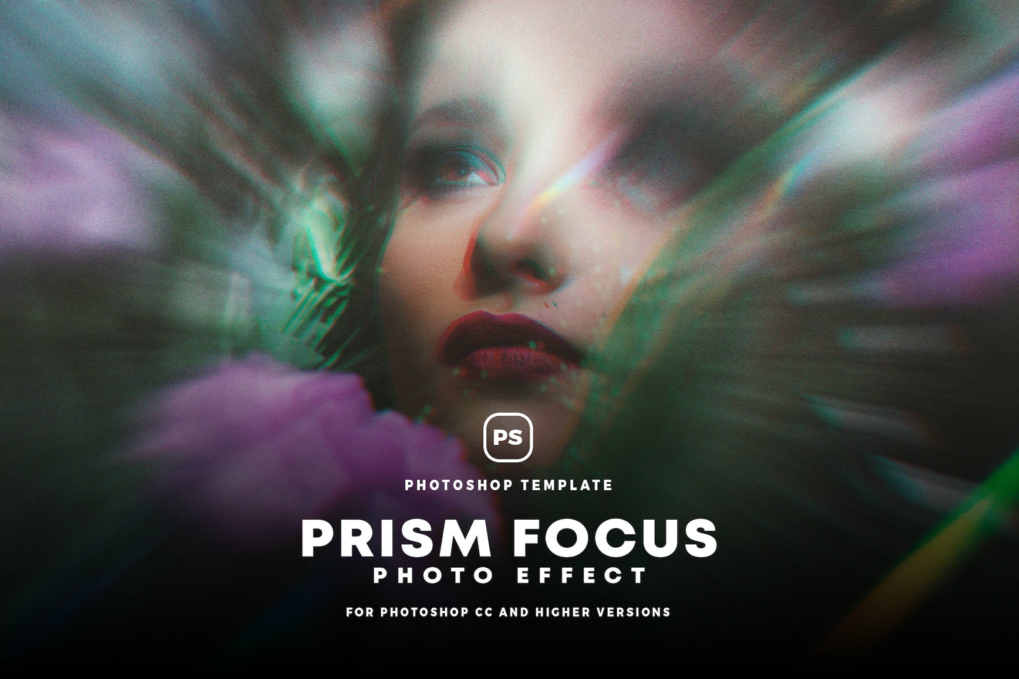 Prism Focus Photo Effect for Photoshop