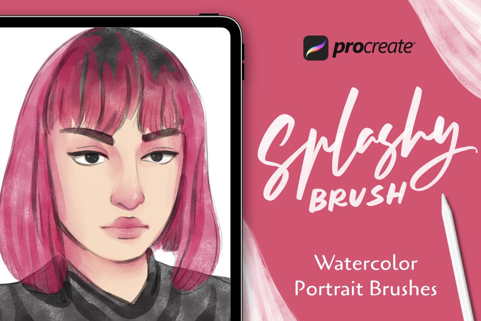 20+ Best Procreate Hair Brushes (Free & Pro) 2024 Theme Junkie