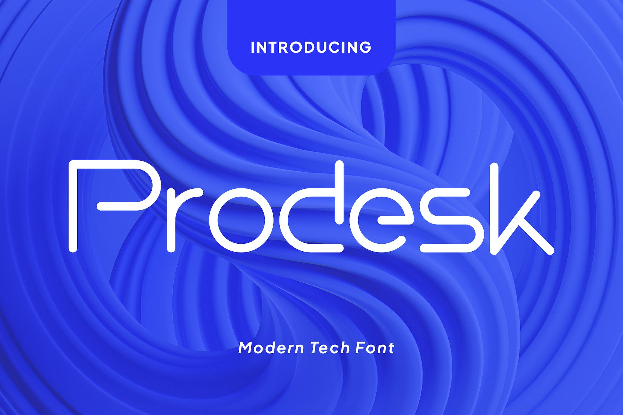 Prodesk - Techno Title Font