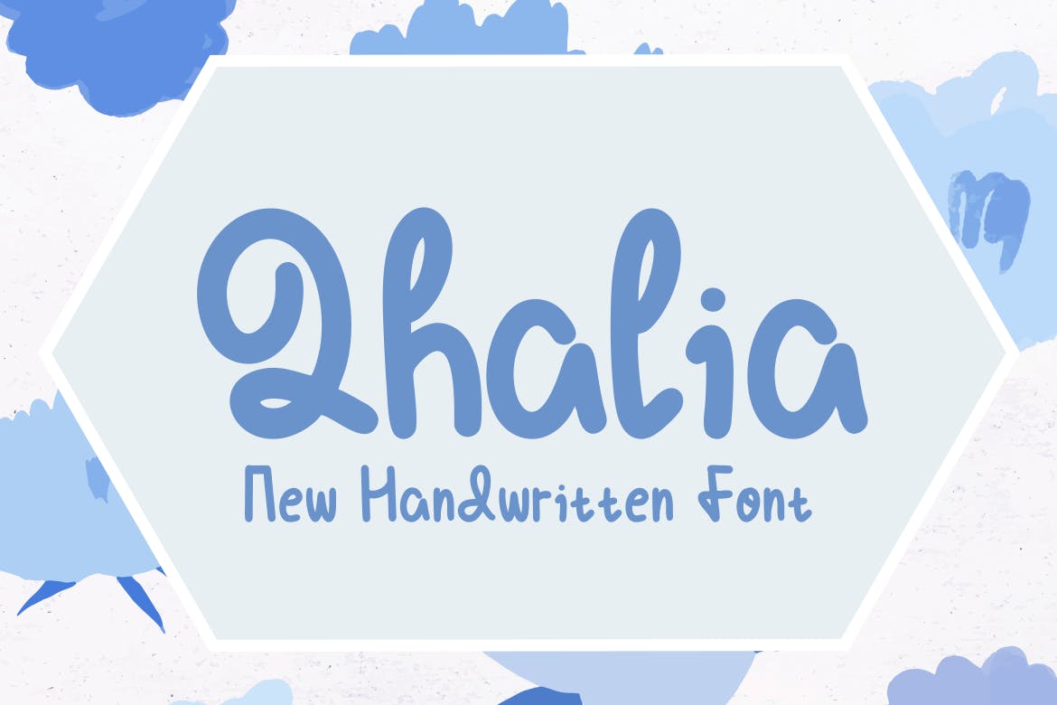 Qhalia - Cute Handwritten font