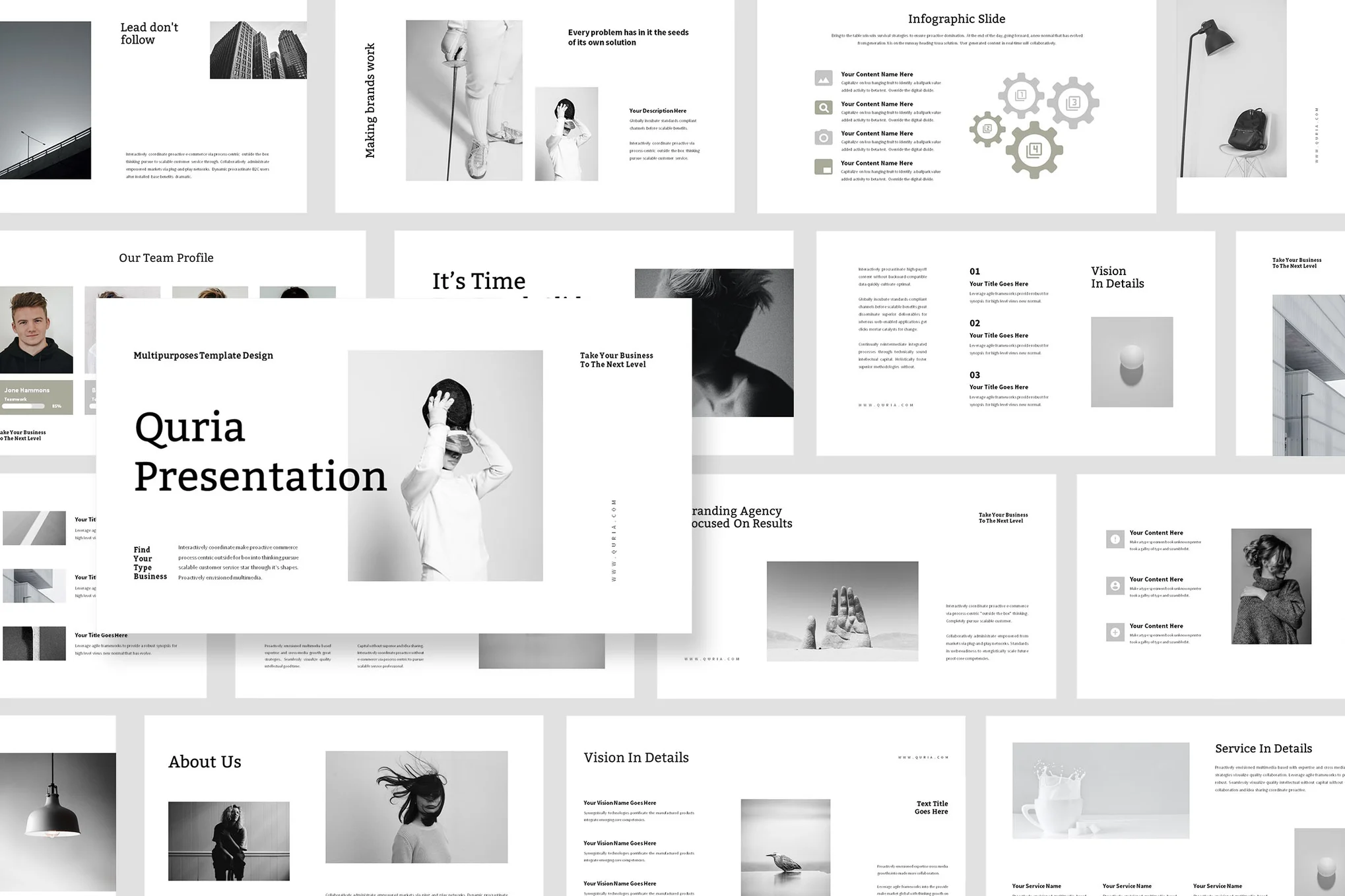Quria - Minimal PowerPoint Template