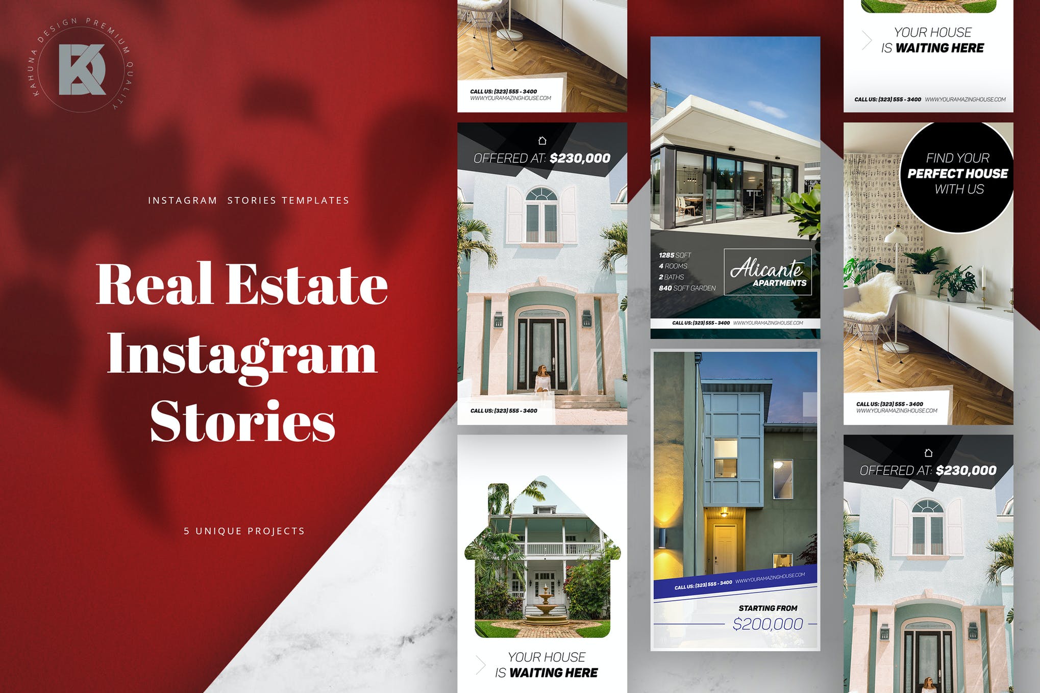 real estate instagram templates